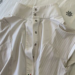 Women's White Button Down Shirt